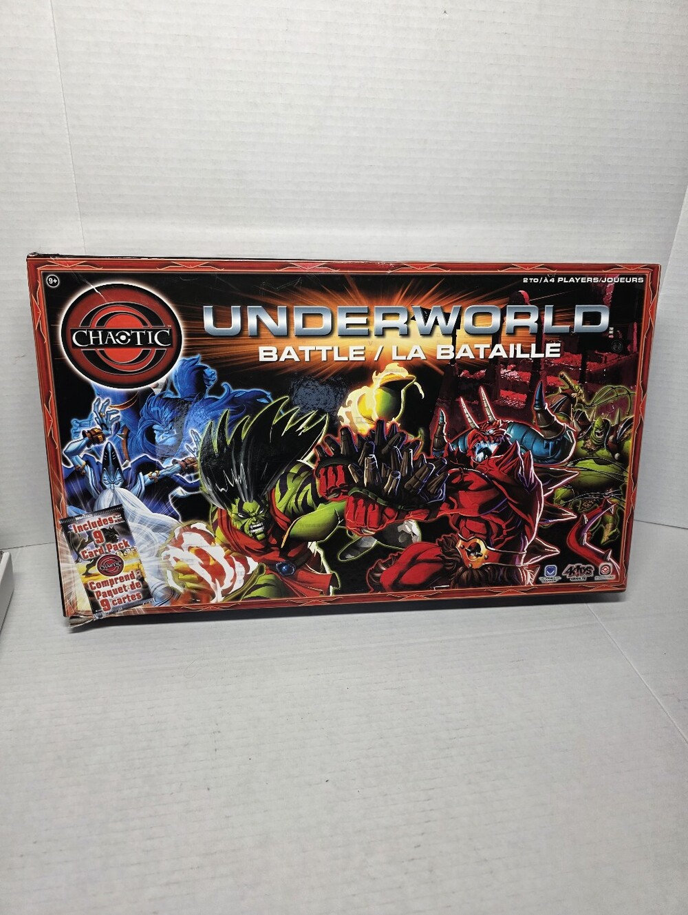 Chaotic Underworld Battle Game 2009 Opened Box Sealed Cards & Game Peices